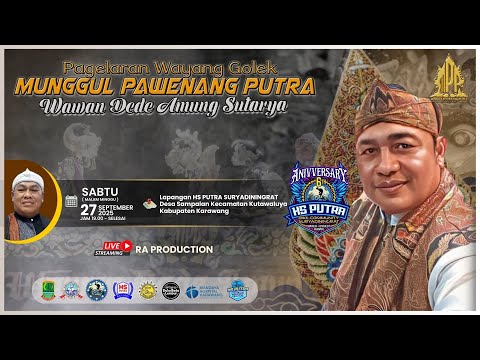 🔴 LIVE WAYANG GOLEK MUNGGUL PAWENANG PUTRA - Dl. WAWAN DEDE AMUNG SUTARYA - HS PUTRA 27/09/2025