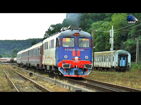 Regina Jiboului 62-1095-4 & IR1745 București Nord-Baia Mare in Gara Jibou Station - 10 August 2020