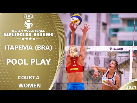 Women's Pool Play - Morning Session | Court 4 | 4* Itapema 2021