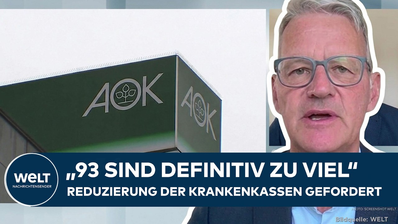 "93 SIND ZU VIEL": Gesundheitsminister fordert deutliche Reduzierung der Krankenkassen