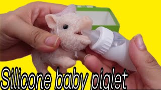 Box Opening of my new silicone baby Piglet