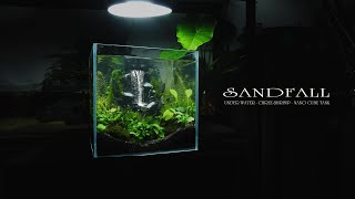 Nano Tank For Shrimp l Underwater Rock Sandfall Aquarium l DIY l Aquascape