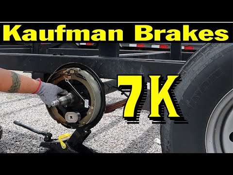 How to change electric trailer brakes DIY! 7K Lippert or Dexter axle