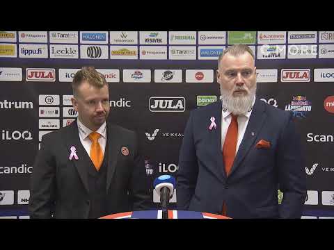 Lehdistötilaisuus Tappara-HPK 30.9.2023
