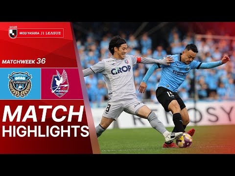  Kawasaki Frontale vs Fagiano Okayama - Game Highlights | 2025 J1 LEAGUE | MW36 