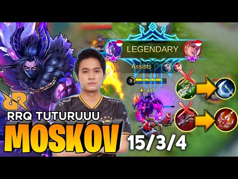 15 KILL! 10 Min Maks Level, Moskov Aggressive Gameplay | By RRQ D7 aka TuTuruu - Mobile Legend