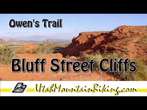 A ride on Owen's Trail above the Bluff Street Cliffs!