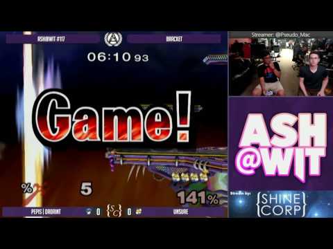 PEPIS | Ordrint (Marth) vs Unsure (Fox) - ASH@WIT #117 Melee Bracket