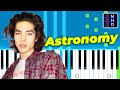 Conan Gray - Astronomy (Piano Tutorial Easy)