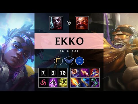 Ekko Top vs Gragas - EUW Diamond Patch 25.10
