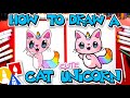 How To Draw A Cute Cat Unicorn