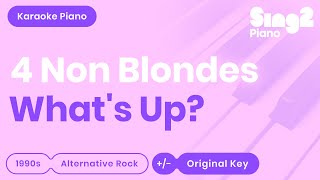 Download lagu 4 Non Blondes - What's Up? (Karaoke Piano) mp3 Download lagu 4 Non Blondes - What's Up? (Karaoke Piano) mp3