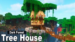 Minecraft: How to build a Fantasy TreeHouse | Simple Tutorial