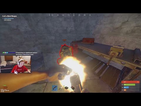 escaping after countering raid using an eoka... #shorts