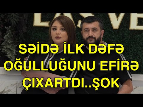 Müğənni Səidə Dadaşova ilk dəfə oğulluğu Osmanı efirə çıxarıb