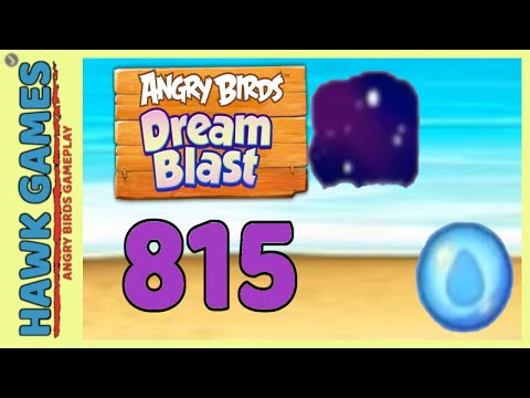 Angry Birds Dream Blast Level 815 Hard - Walkthrough, No Boosters