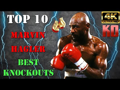 TOP 10 Marvin Hagler BEST KNOCKOUTS | RIP TRIBUTE | 4K Ultra HD