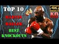TOP 10 Marvin Hagler BEST KNOCKOUTS RIP TRIBUTE 4K Ultra HD