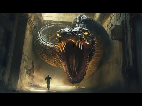 🐍Giant serpent attacks luxury cruise! Father risks all to save daughter! #disaster #chinesedrama