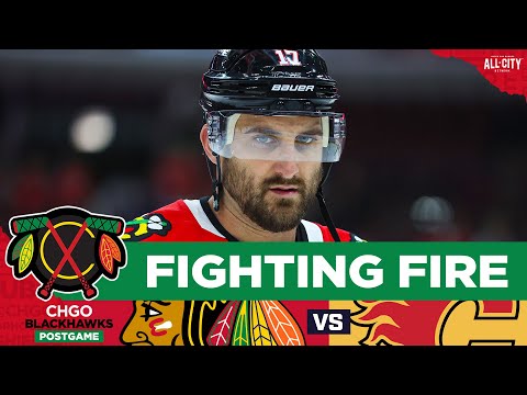 BLACKHAWKS POSTGAME: Foligno Scores 2nd of the Season, Chicago BURNED by Calgary | CHGO Blackhawks