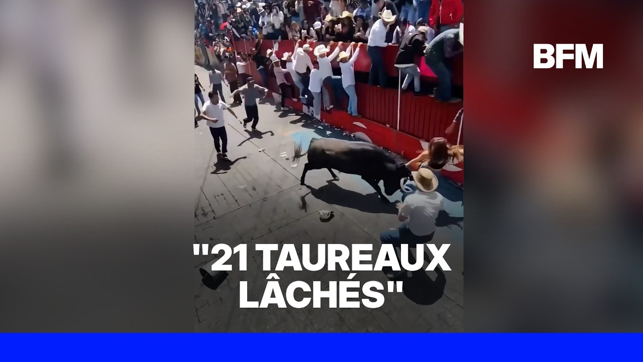 Mexique: deux morts et au moins neufs blessés lors d'un lâcher de taureaux