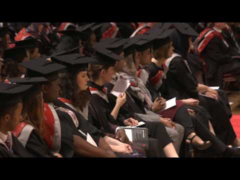 UCLan Graduation Ceremony: Tuesday 11 July 2017 – Afternoon