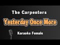 Yesterday Once More | The Carpenters | Karaoke Female Key