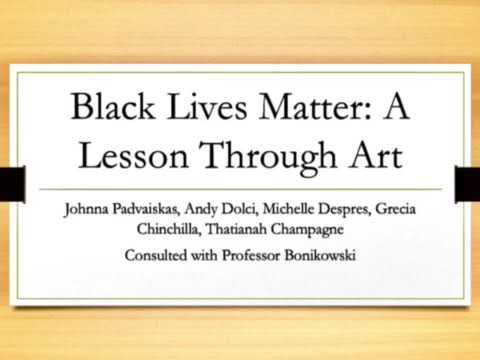 Black Lives Matter: A Lesson Through Art