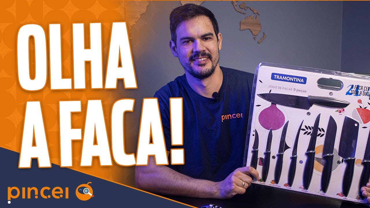 Jogo de Facas Tramontina Plenus 9 peças é bom