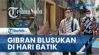 Wali Kota Solo, Gibran Blusukan di Kampung Batik Kauman, Soroti Jalanan yang Tak Rata: Mirip Offroad