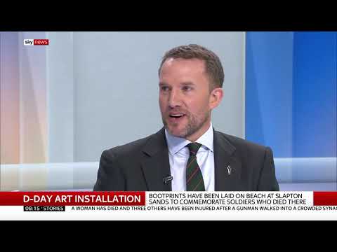 Sky News interview with Ash Alexander-Cooper - ThereButNotThere's DDay75 Campaign Launch