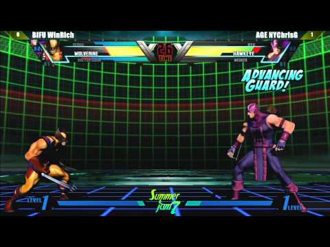 UMVC3 Winner's Final BIFU WinRich vs AGE NYChrisG - Summer Jam 7 Tournament