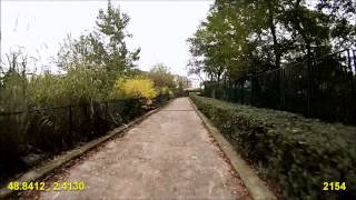 preview picture of video 'Paris - Bois de Vincennes - via la Coulée Verte René Dumont'