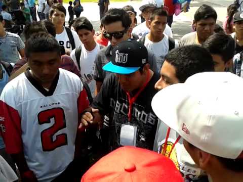 FREESTYLE ACZINO, RAMPE GO, CADETE Y JAIR EN PERÚ 2014 ANTES DE COMENZAR EL HIP HOP INTERNATIONAL