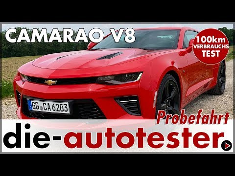 Chevrolet Camaro V8 Coupé Sport 453 hp (333 kW) - 100 km fuel consumption test | review | German