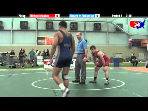 Michael Hooker vs. Alexander Richardson at 2013 ASICS University Nationals - FS