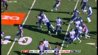 Ivan Reggie Brown #97 DE Toronto Argonauts 02Nov2014