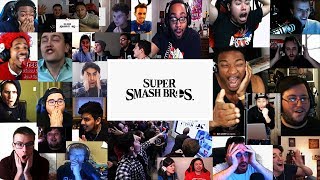 Live reaction to Super Smash Bros teaser for Nintendo Switch (20+ Youtubers Compilation)
