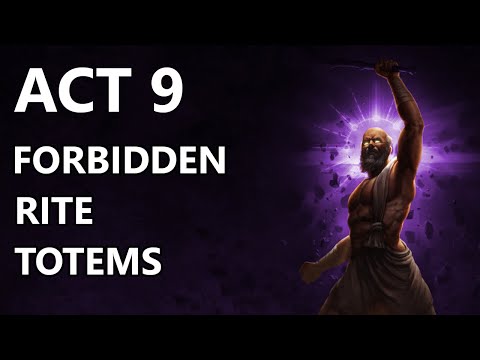 Leveling with Penguin Act 9 - Forbidden Rite Totem Templar Hierophant | Path of Exile