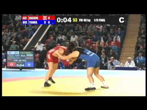 SWEC-2013  Patimat BAGOMEDOVA- Elitsa YANKOVA(BUL) 1/8 final