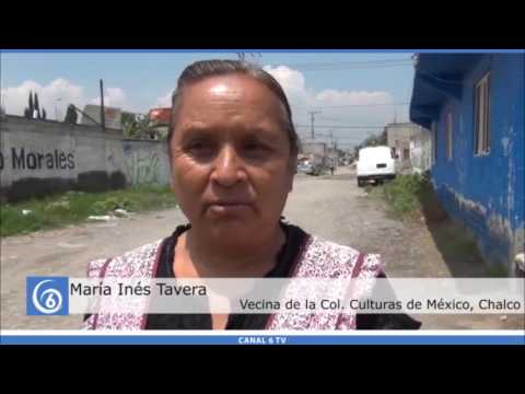 Continúan sin pavimentación calles de la colonia Culturas de México en el municipio de Chalco