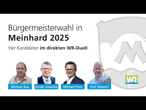 Bürgermeisterkandidaten-Wahlrunde in Meinhard 2025