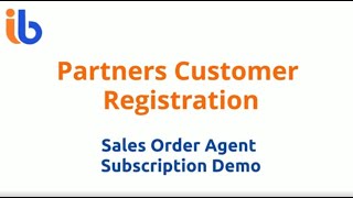 Sales Order Agent Subscription Creation