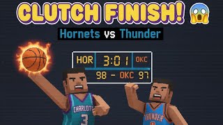 Hornets 🆚️ Thunder — CLUTCH FINISH! 😱 | NBA PS2 Gameplay