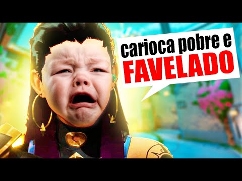 IRRITANDO jogadores TÓXICOS no VALORANT!!! #1(FUI chamado de POBRE E FAVELADO)