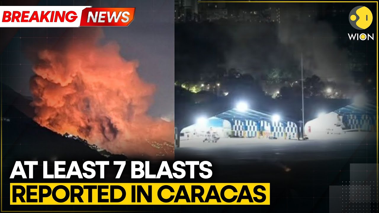 US-Venezuela Tensions: Caracas Rocked By Blasts Amid US-Drug Smuggling Crackdown | WION BREAKING