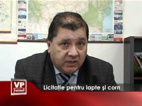 Licitatie pentru lapte si corn