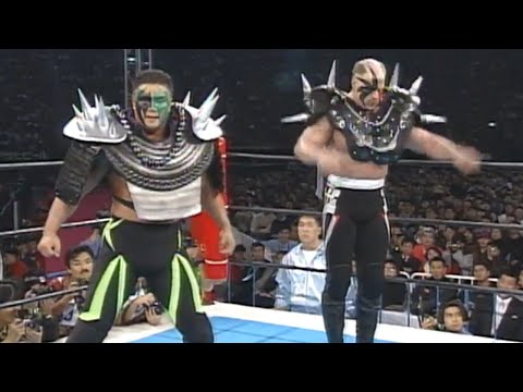 Road Warrior Animal - When Hawk Quit WWF & Teamed w/ Power Warrior in Japan