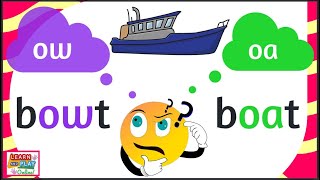 PHONICS- OW or OA Spelling Test
