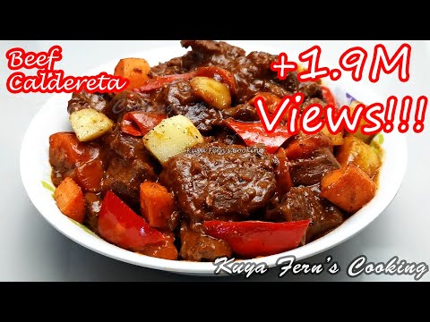 HOW TO MAKE YUMMY BEEF CALDERETA!!!
